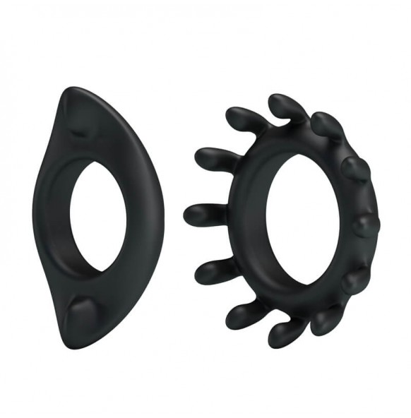 BAILE - Men's Delay Penis Ring (2Pcs)